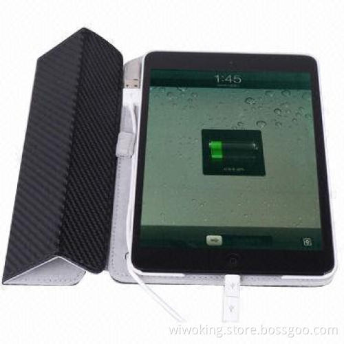 10,000mAh Power Bank with Leather Cover Case for iPad Mini